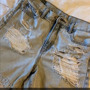 american eagle jean shorts